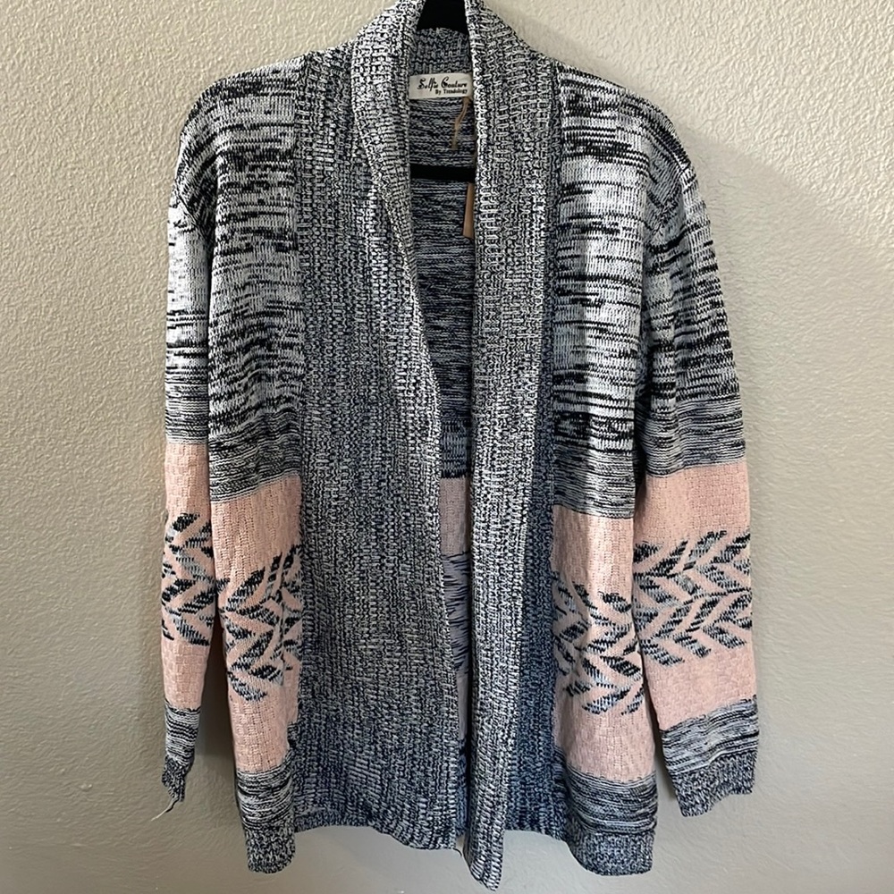 NEW Selfie Couture by Trendology gray cardigan sweater Size XS/S